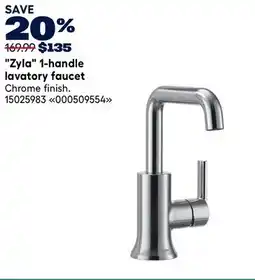 RONA Moen Zyla 1-handle lavatory faucet offer