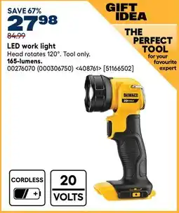 RONA DEWALT LED work light 165-lumens offer