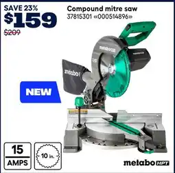 RONA METABO HPT Compound mitre saw offer