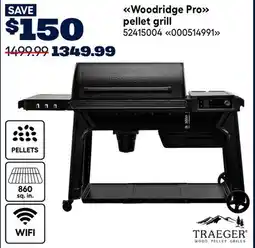 RONA Traeger Woodridge Pro pellet grill offer