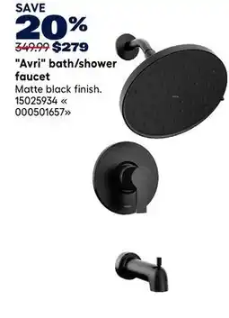 RONA Moen Avri bath/shower faucet offer