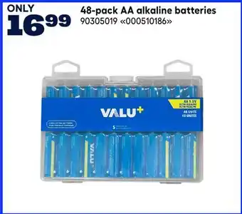 RONA 48-pack AA alkaline batteries offer