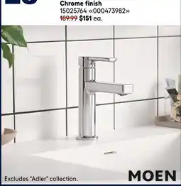 RONA MOEN bathroom faucets Chrome finish offer