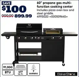 RONA BakerStone 60 propane gas multi- function cooking center offer