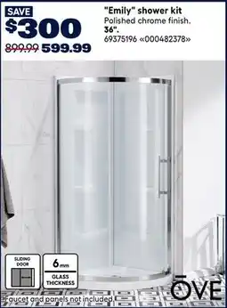 RONA Emily shower kit offer