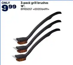 RONA 3-pack grill brushes 18 offer