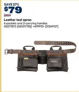 RONA Leather tool apron offer