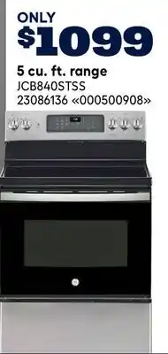 RONA GE APPLIANCES 5 cu. ft. range offer