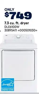 RONA 7.3 cu. ft. dryer offer