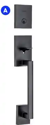 RONA Weiser San Clemente, matte black handlesets offer