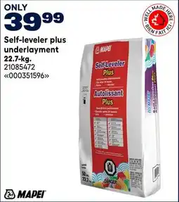 RONA Self-leveler plus underlayment offer