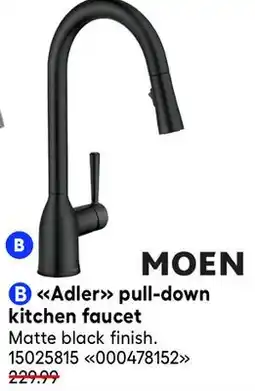 RONA Adler pull-down kitchen faucet offer