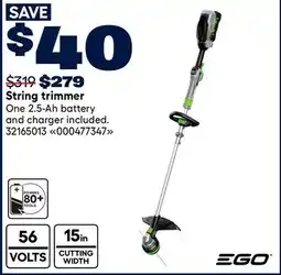 RONA EGO String trimmer offer
