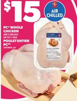 Valu-mart POULET ENTIER PCMD, UP TO offer