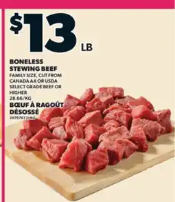 Valu-mart BŒUF À RAGOÛT DÉSOSSÉ offer