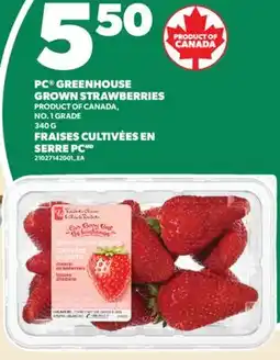 Valu-mart PC GREENHOUSE GROWN STRAWBERRIES offer