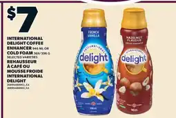 Valu-mart REHAUSSEUR À CAFÉ, 946 ML OU MOUSSE FROIDE 369/396 G, INTERNATIONAL DELIGHT offer