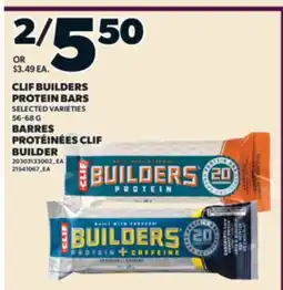 Valu-mart BARRES PROTÉINÉES CLIF BUILDER offer