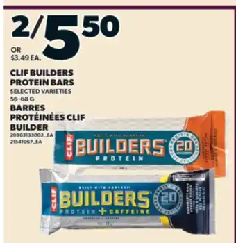 Valu-mart BARRES PROTÉINÉES CLIF BUILDER offer