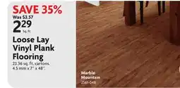 Home Hardware Loose Lay Vinyl Plank Flooring offer