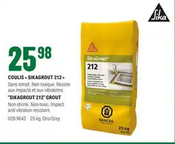 BMR COULIS SIKAGROUT 212 offer