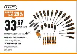 BMR ENSEMBLE DE TOURNEVIS offer