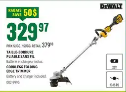 BMR TAILLE-BORDURE PLIABLE SANS FIL offer