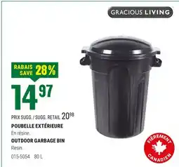 BMR POUBELLE EXTÉRIEURE offer