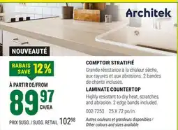 BMR COMPTOIR STRATIFIÉ Architek offer