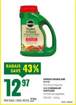 BMR ENGRAIS GRANULAIRE offer