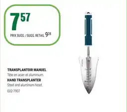 BMR TRANSPLANTOIR MANUEL offer