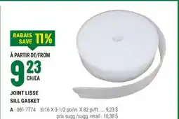 BMR JOINT LISSE offer