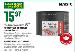 BMR PROTECTEUR DE SOLIVES IMPERMÉABLE offer