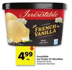 Metro IRRÉSISTIBLE ICE CREAM OR NOVELTIES offer