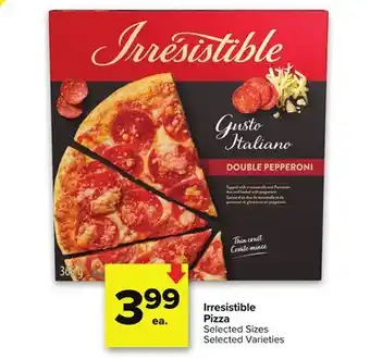 Metro IRRESISTIBLE PIZZA offer