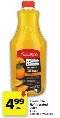 Metro IRRESISTIBLE REFRIGERATED JUICE offer
