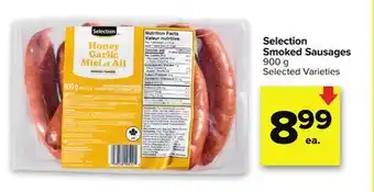 Metro SELECTION SMOKED SAUSAGES offer