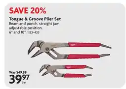 Home Hardware Tongue & Groove Plier Set offer