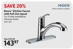 Home Hardware Renzo Kitchen Faucet offer