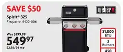 Home Hardware Spirit 325 offer