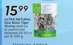 Sobeys ULTRA NATURAL Raw Black Tiger Shrimp offer