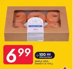 Sobeys SIMPLE JOYS Donuts offer