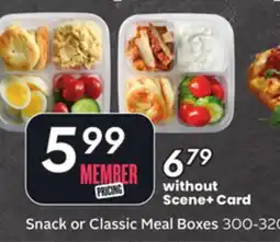 Sobeys Snack or Classic Meal Boxes offer
