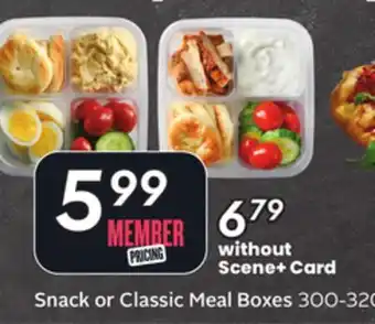 Sobeys Snack or Classic Meal Boxes offer