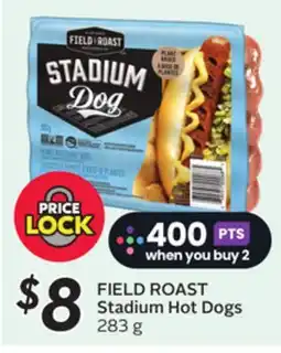 Sobeys FIELD ROAST Stadium Hot Dogs offer