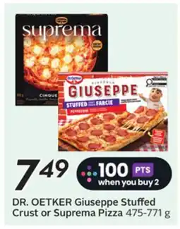 Sobeys Giuseppe Stuffed Crust or Suprema Pizza offer