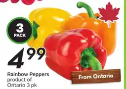 Sobeys Rainbow Peppers offer