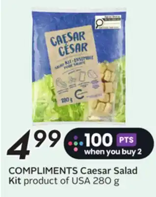 Sobeys COMPLIMENTS Caesar Salad Kit offer