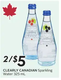 Sobeys CLEARLY CANADIAN Sparkling Water offer