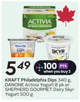 Sobeys KRAFT Philadelphia Dips offer